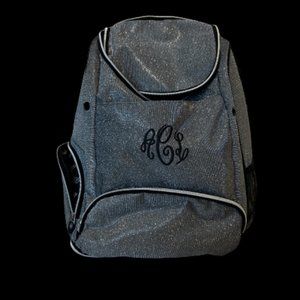 Varsity glitter backpack cheap
